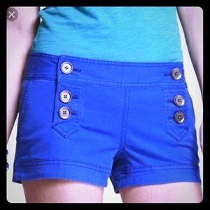 Express 2 1/2 Inch Blue Stretch Sailor Short